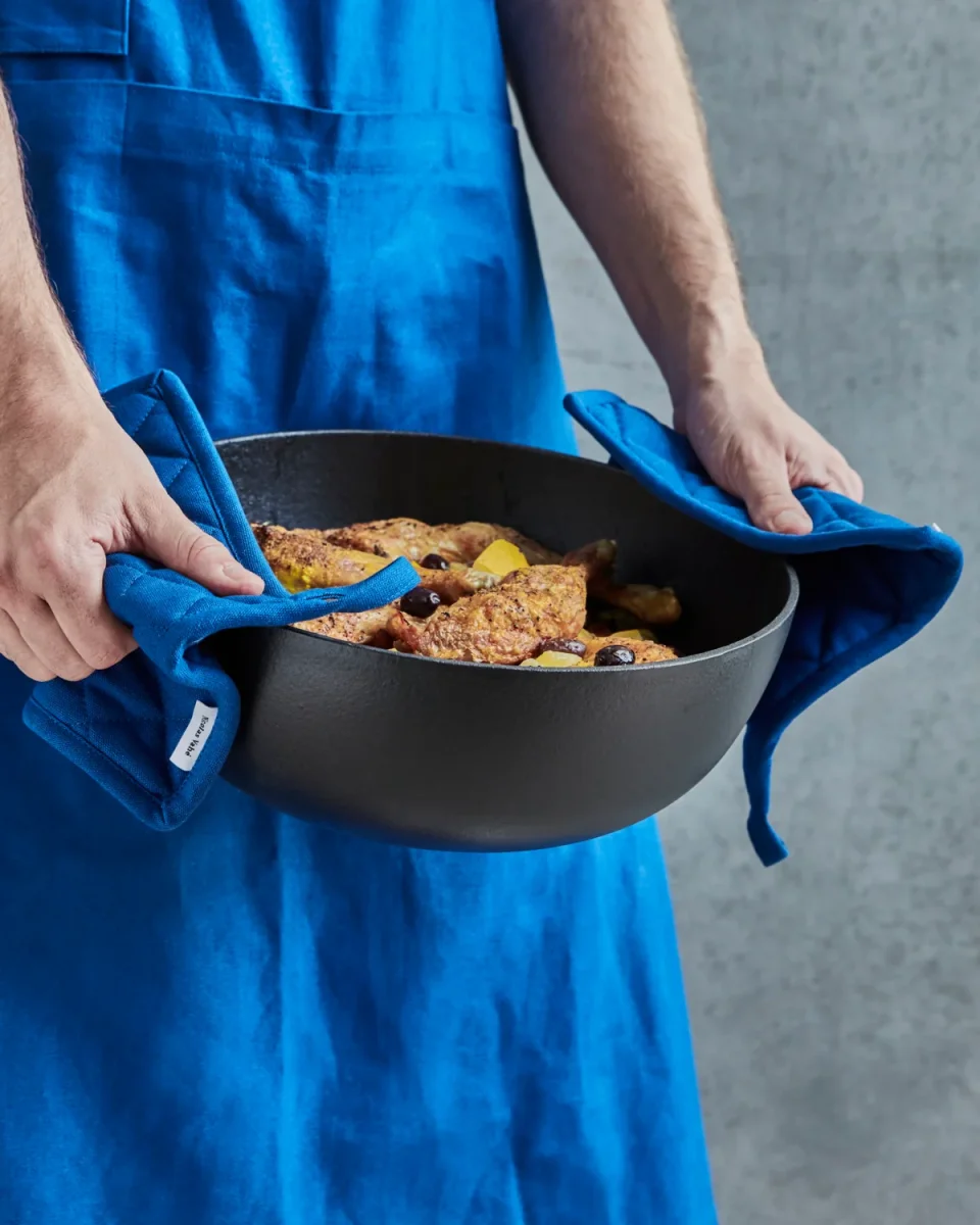 Nicolas Vahé Pannenlappen 2st. Blauw - Afbeelding 4