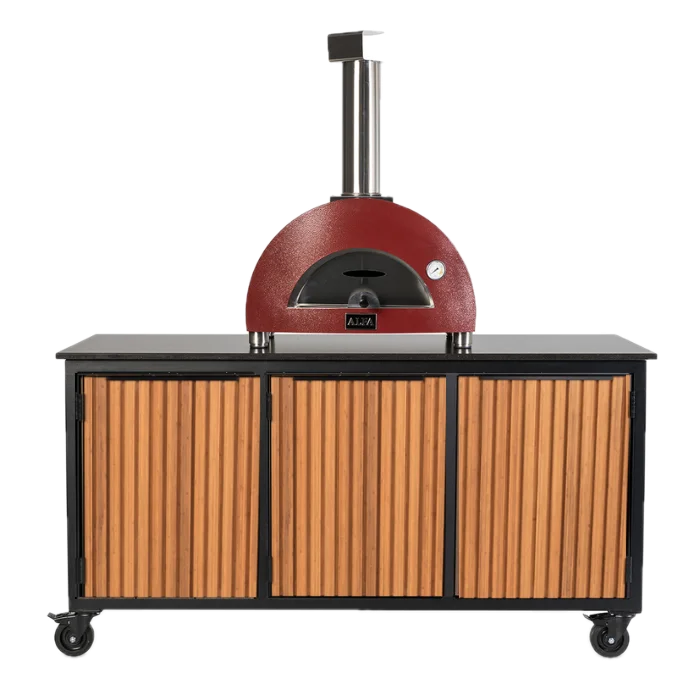 Fraaii mise en place tafel bamboe teak oil rhombus inferno - Afbeelding 3