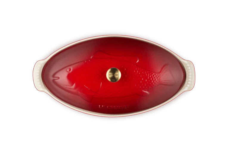 Le Creuset Ovenschaal Vis 'Kersenrood' - Afbeelding 3