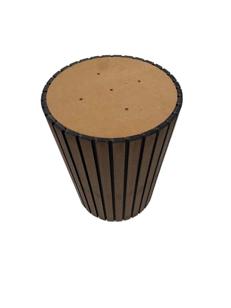 Onderstel: Cilinder Wood 50 Ø | Walnut - Afbeelding 6