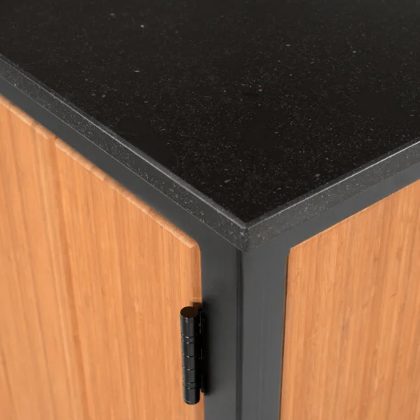 Fraaii Kamado buitenkeuken bamboe teak oil storage - Afbeelding 5