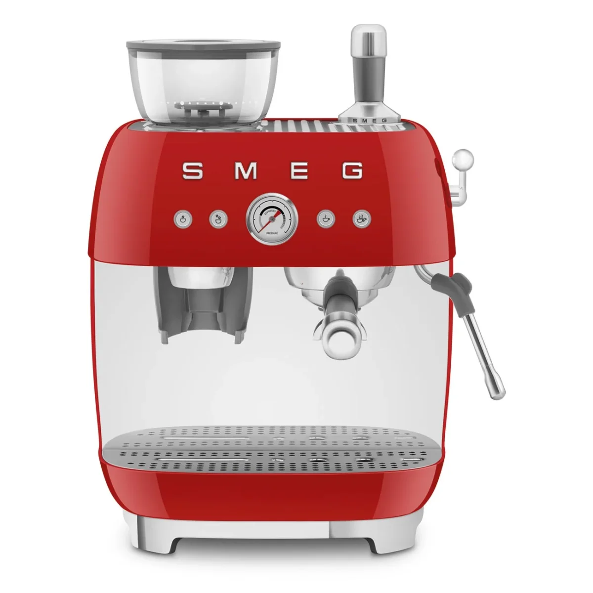 Smeg Espresso Koffiemachine 'Rood' EGF03RDEU