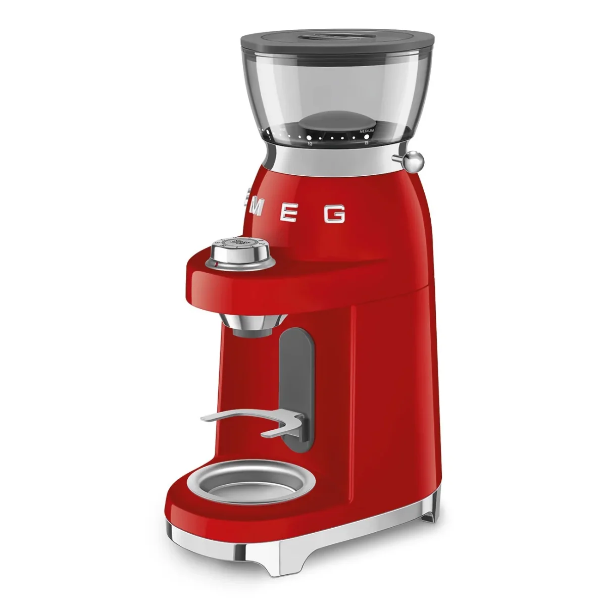 SMEG Koffiemolen 'Rood' CGF03RDEU - Afbeelding 6