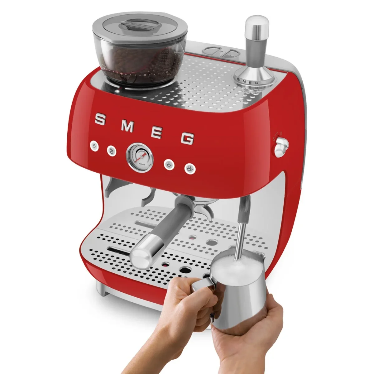 Smeg Espresso Koffiemachine 'Rood' EGF03RDEU - Afbeelding 6