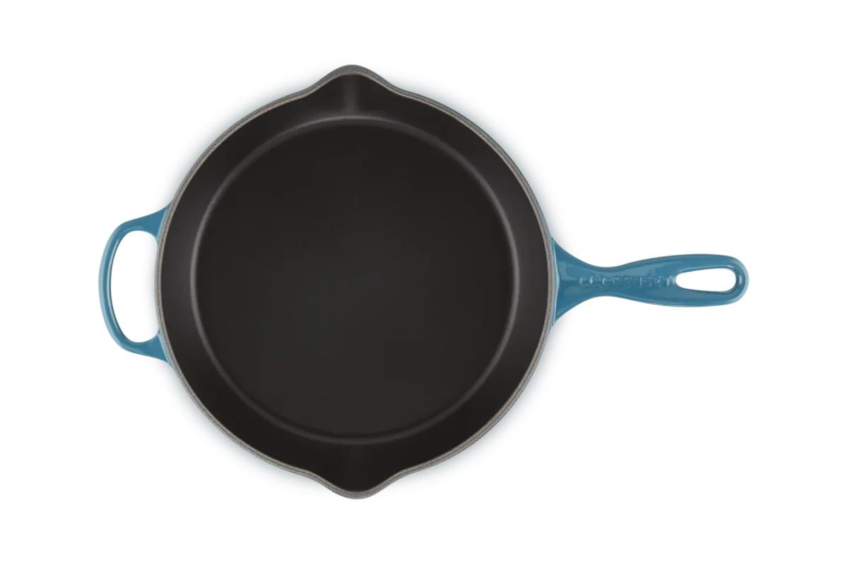 Le Creuset Skillet Hoog Ø26cm / 2L 'Deep Teal' - Afbeelding 6