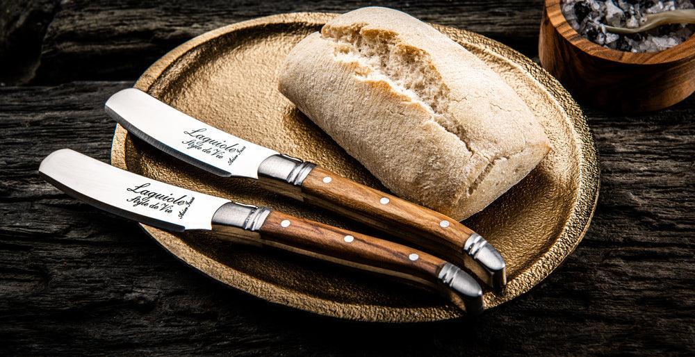 Laguiole Style de Vie Botermessen Olijfhout 'Luxury Line' - Afbeelding 6