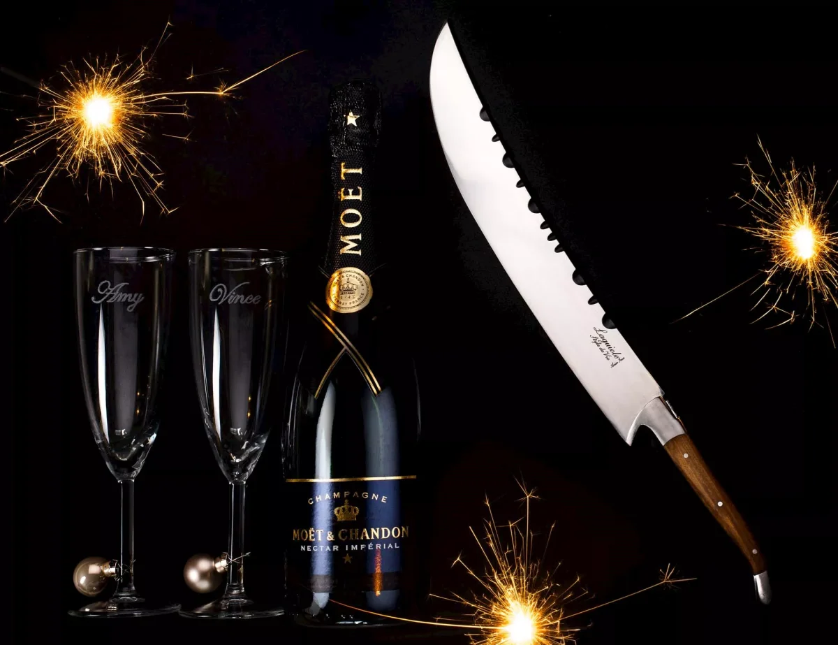 Laguiole Style de Vie Champagnesabel 'Roos' 'Luxury Line' - Afbeelding 6