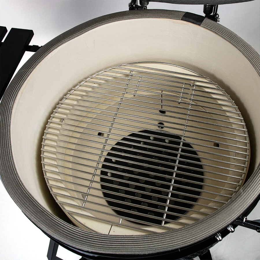 YAKINIKU Large Kamado Basic 'Black edition' Ø49cm + Onderstel en zijtafels - Afbeelding 5